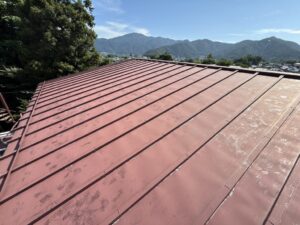 富士河口湖町小立　民宿 屋根塗装工事